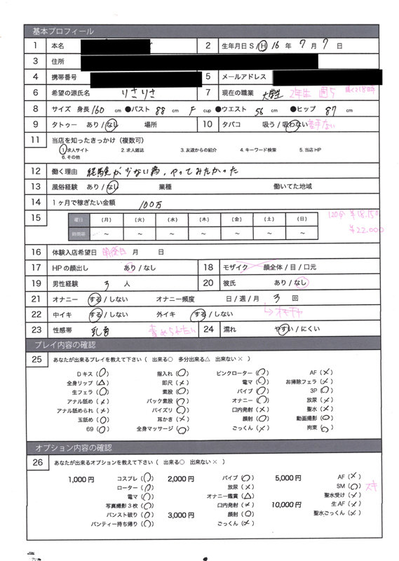 りさりさ【風俗ちゃん。】月野はなび（つきのはなび） サンプル画像 1